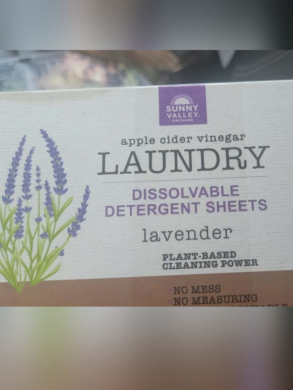 Sunny Valley Orchard Lavender /MORNING SUNS Laundry Dissolvable Detergent Sheets